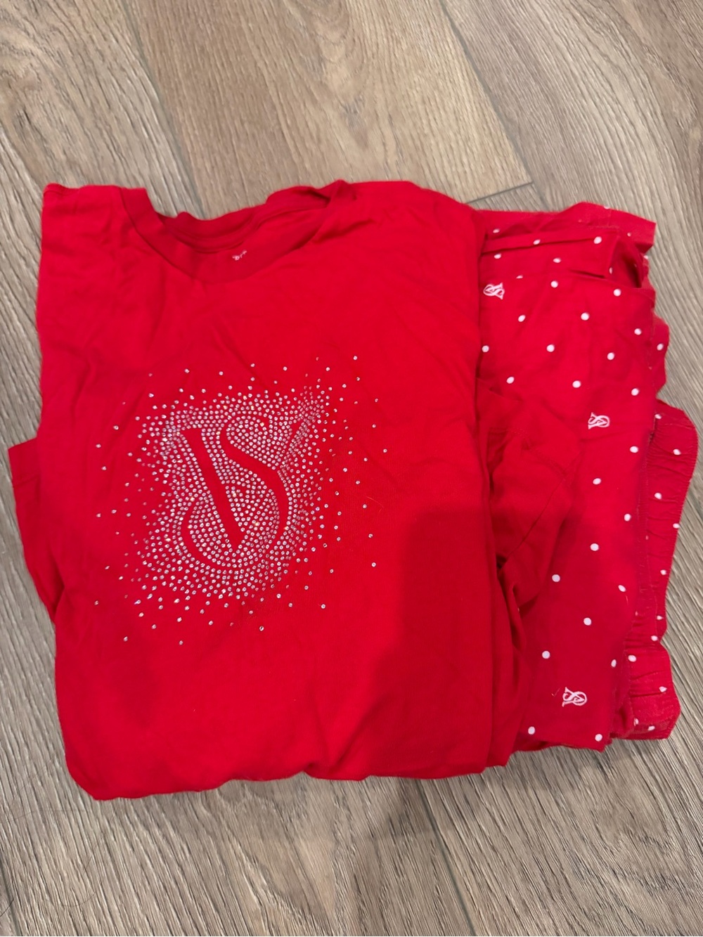 Victoria Secret size L Christmas pajamas